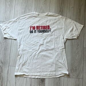 White Graphic Men's T-Shirt